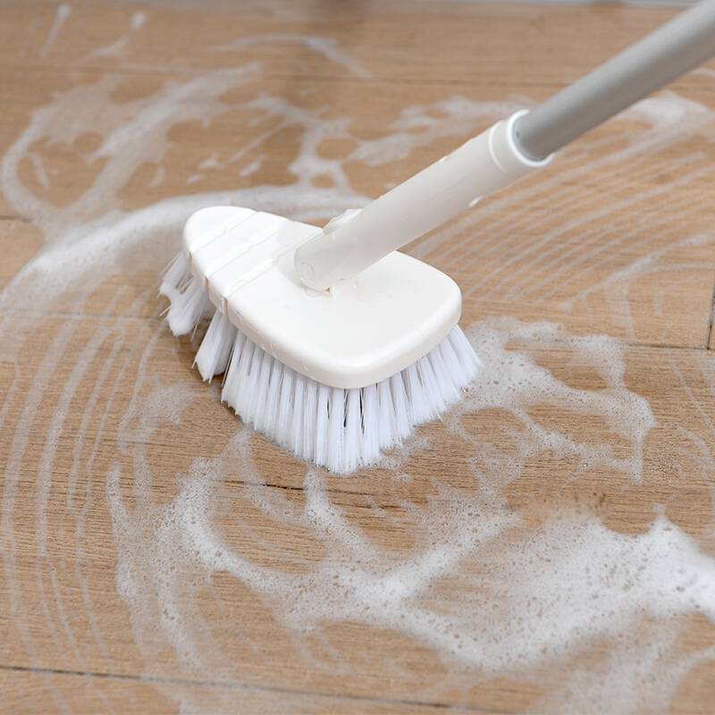 浴室地板刷硬毛长柄清洁刷卫生间浴缸刷户外瓷砖地砖去污洗地刷子 可