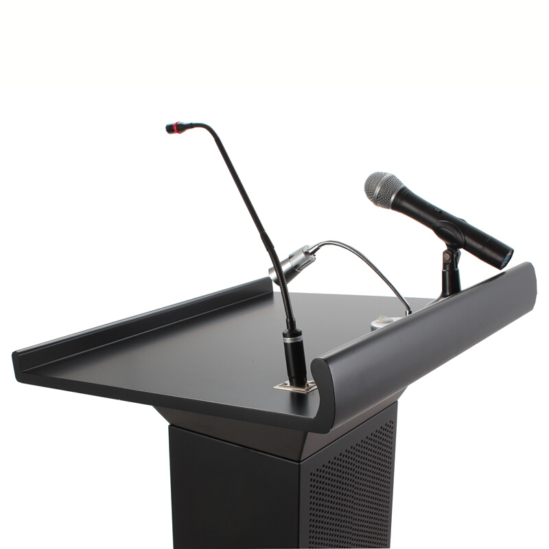 迪恩斯(deans)多媒体讲台会议演讲台带无线话筒视频音频接口 dyt-24b