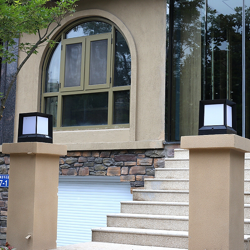 户外柱头灯庭院灯路灯墙头灯防水景观围墙灯简约先到室外花园门柱灯