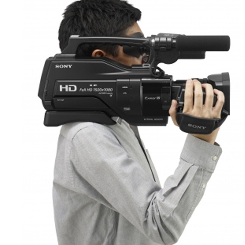 索尼(sony)hxr-mc2500 专业肩扛式存储卡全高清摄录一体机 婚庆 直播