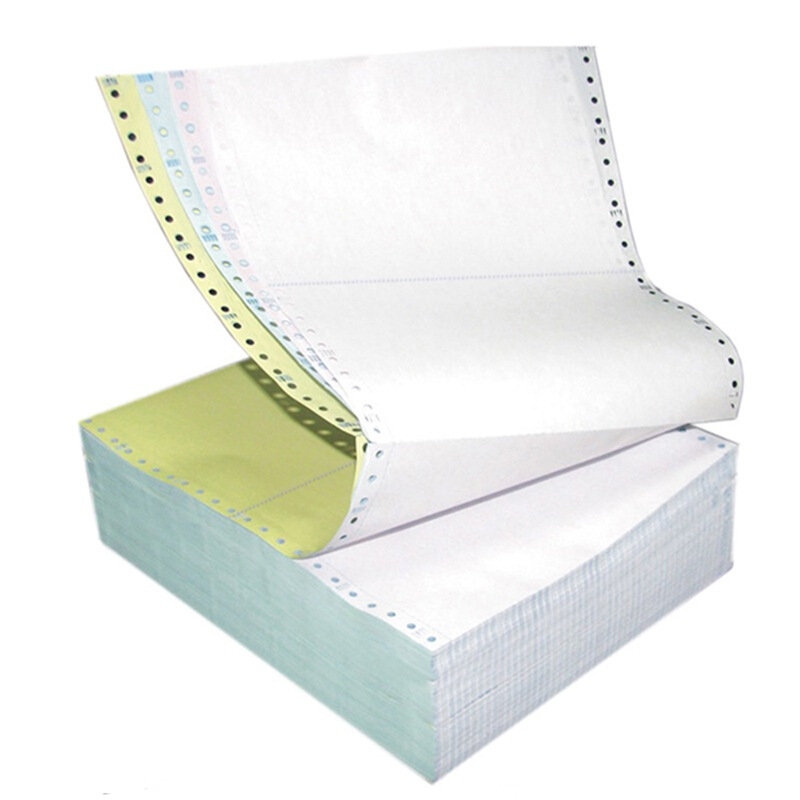 天章(tango) 新绿天章四联二等分打印纸 彩色针式电脑打印纸241-4-1/2