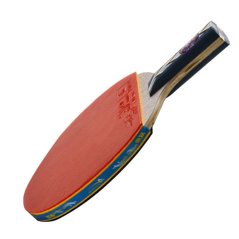 双鱼(double fish)乒乓球拍五星直拍双面反胶成品拍5a系列 5a-e 单拍
