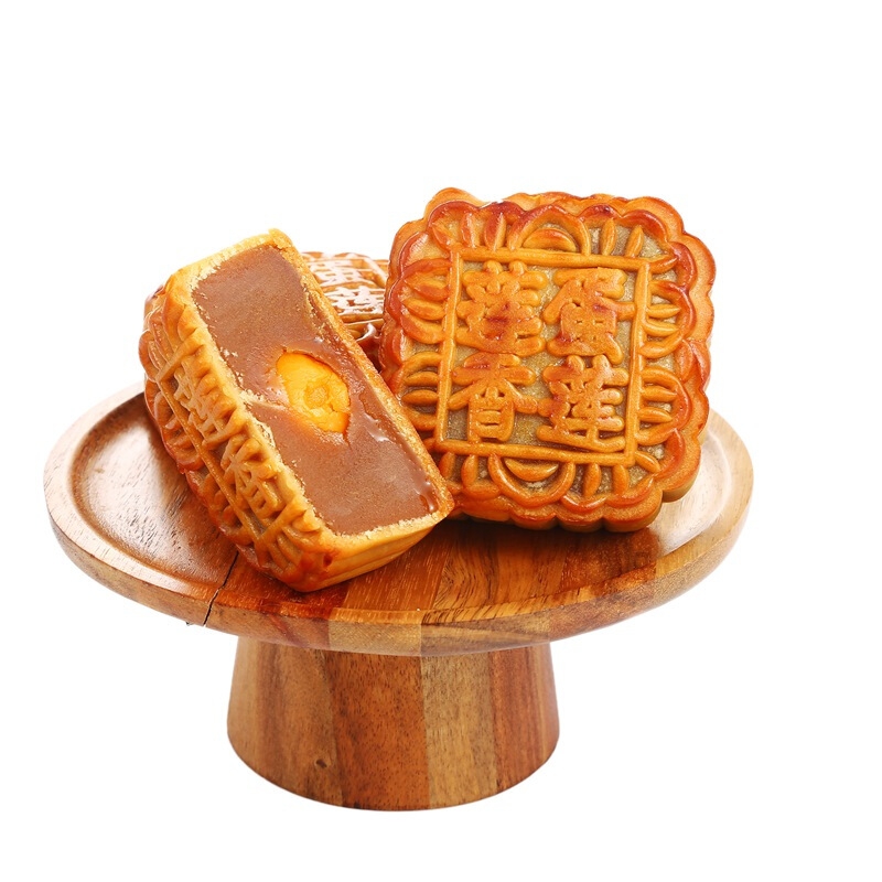 莲香楼 月饼礼盒 蛋黄纯正莲蓉月饼750g 4饼 中秋节广式月饼750g 铁罐