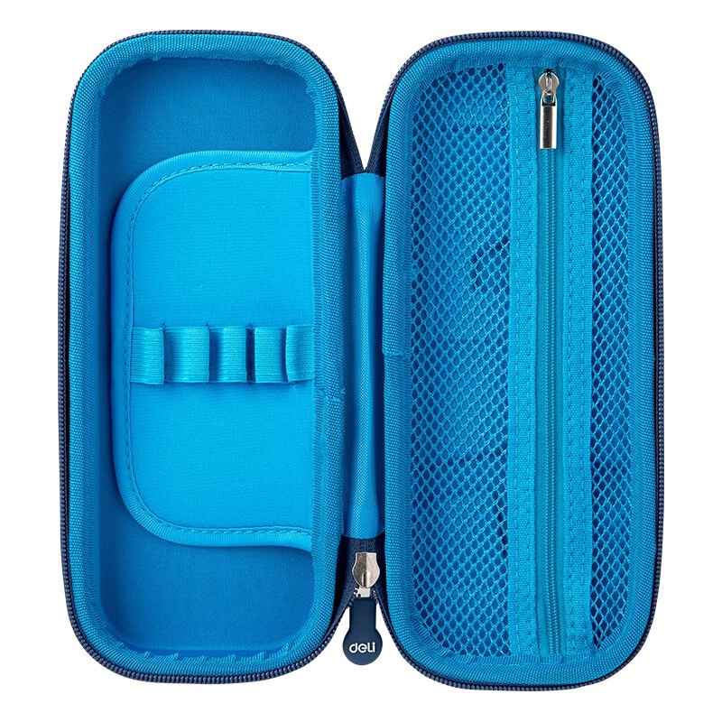 得力 机器侠笔袋 66854 深蓝色