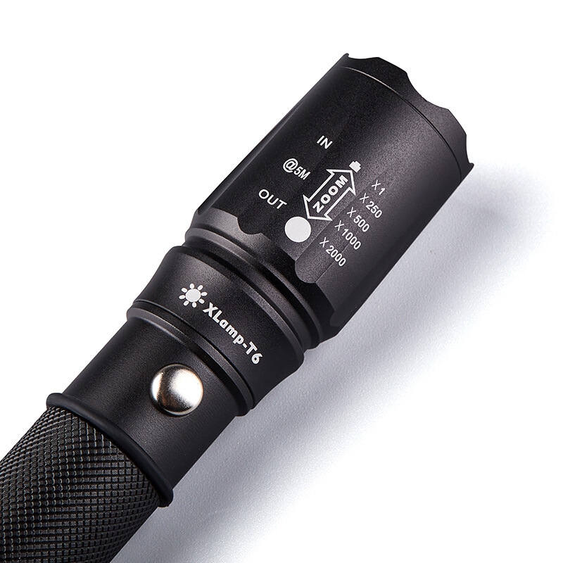 南慷 强光远射手电筒可充电 led户外家用usb直充迷你便捷防水防身小型