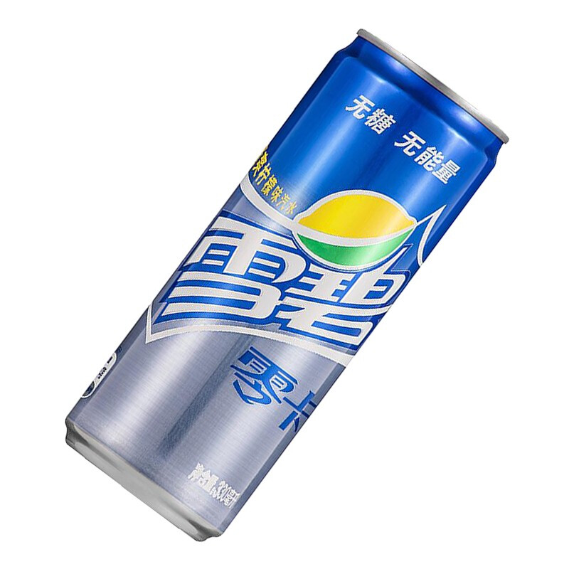 可口可乐 雪碧零卡清爽柠檬味330ml*6罐 细长罐 摩登罐